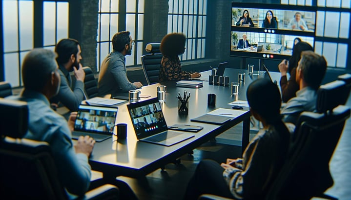 soluções de videoconferência